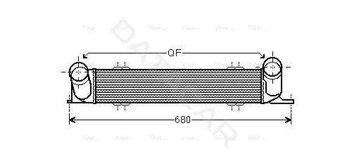 Интеркулер AVA BW4378