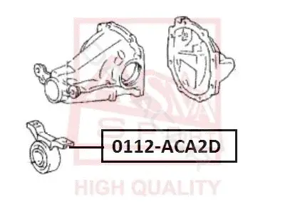 Подушка двигателя (Опора) ASVA 0112-ACA2D