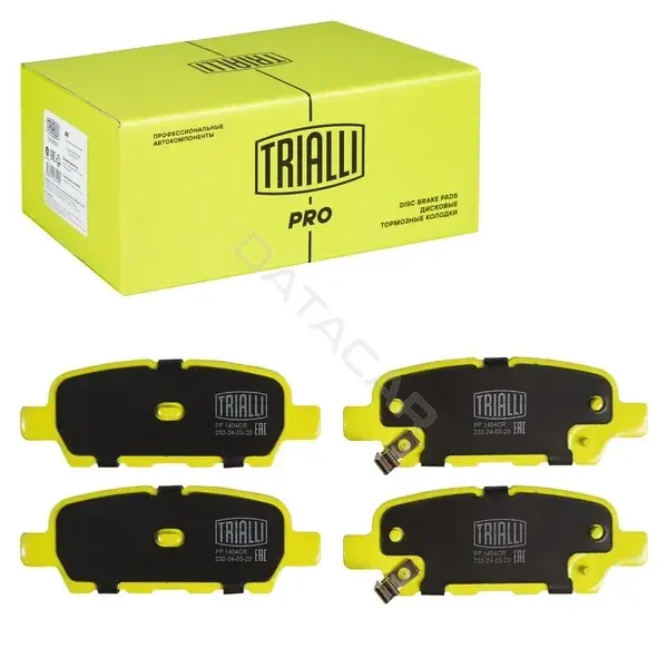 Тормозные колодки TRIALLI PF1404CR