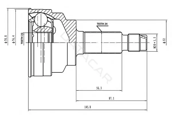 Шрус AYWIPARTS AW1510119