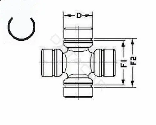 Муфта кардана GKN SPIDAN/LOEBRO U926