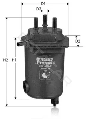 Топливный фильтр TECNECO FILTERS GS10398P