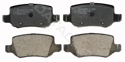Тормозные колодки DENCKERMANN B110891