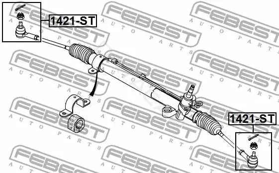 Рулевые наконечники FEBEST 1421-ST