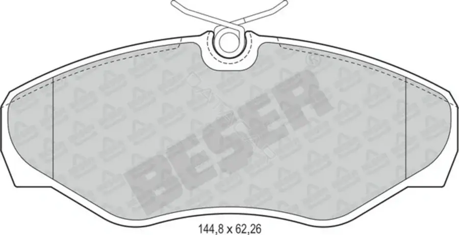 Тормозные колодки BESER 3848