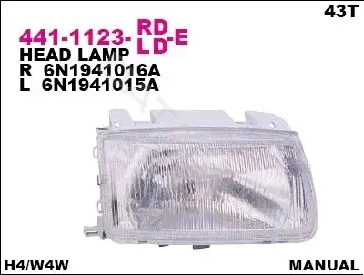 Фары DEPO 441-1123L-LD-E