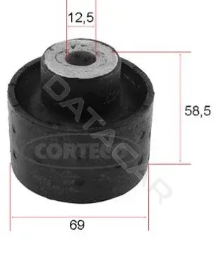 Сайлентблок рычага CORTECO 80004722