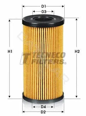 Масляный фильтр TECNECO FILTERS OL010076E