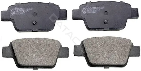 Тормозные колодки DENCKERMANN B110187