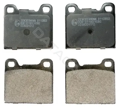 Тормозные колодки DENCKERMANN B110863