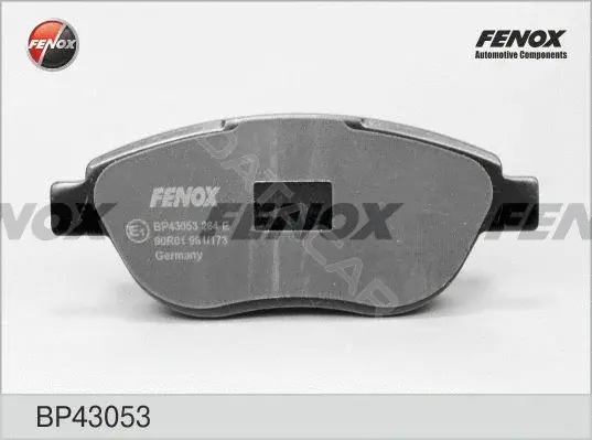 Тормозные колодки FENOX BP43053