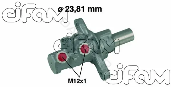 Главный тормозной цилиндр CIFAM 202-522