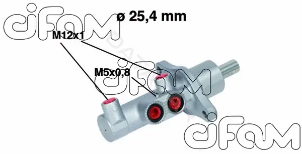 Главный тормозной цилиндр CIFAM 202-543