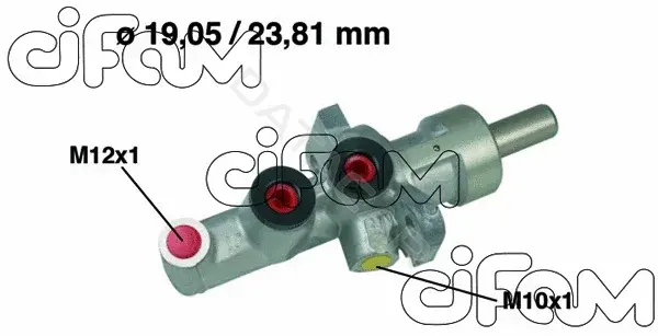 Главный тормозной цилиндр CIFAM 202-619