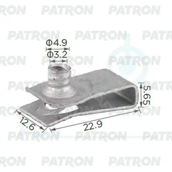 Гайка колеса PATRON P37-2457