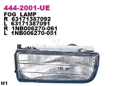 Противотуманные фары DEPO 444-2001L-UE