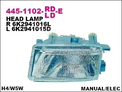 Фары DEPO 445-1102R-LD-E