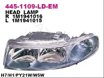 Фары DEPO 445-1109R-LD-EM