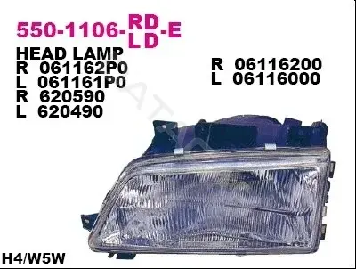 Фары DEPO 550-1106L-LD-E