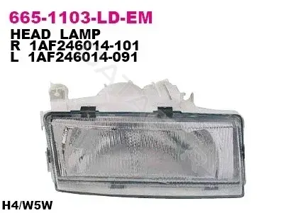 Фары DEPO 665-1103R-LD-EM