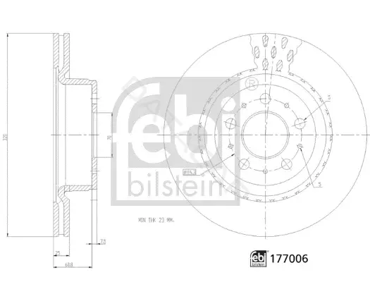 Тормозные диски FEBI 177006