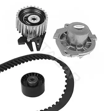 Комплект ГРМ с помпой KWP KW672-1