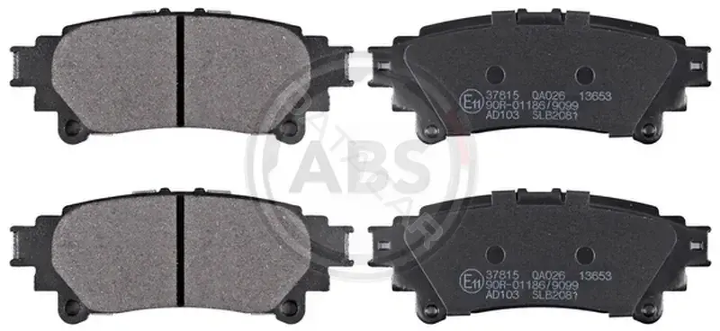Тормозные колодки A.B.S. 37815