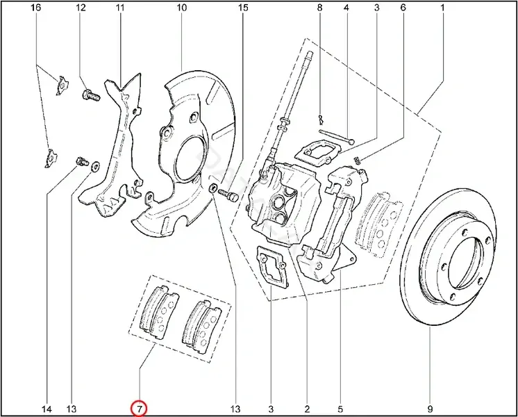 Тормозные колодки LADA 21230350180083