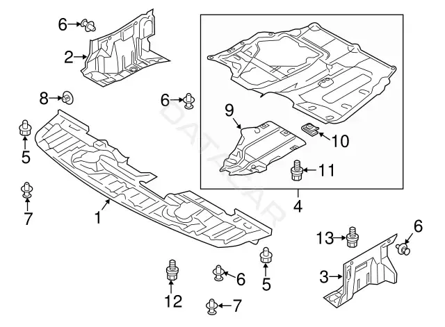 Болт подвески MITSUBISHI MS240602