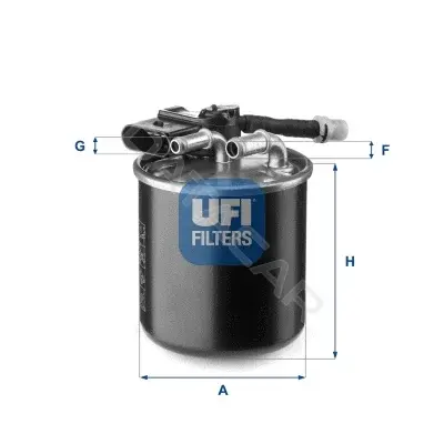 Топливный фильтр UFI 24.151.00