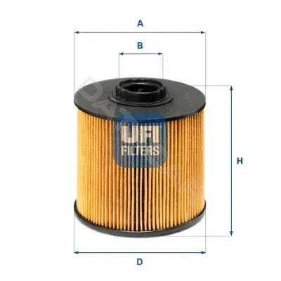 Топливный фильтр UFI 26.149.00