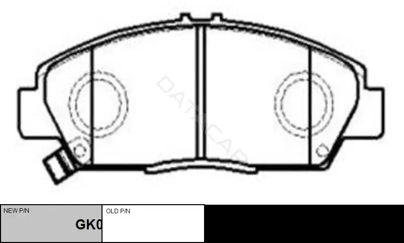 Тормозные колодки CTR GK0363