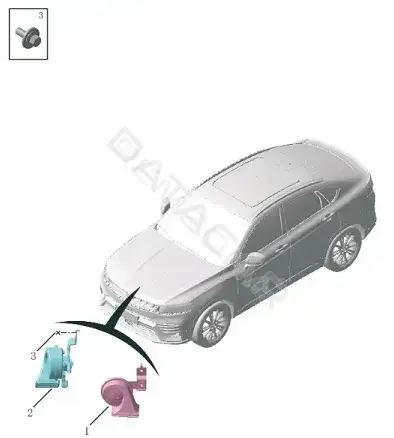 Звуковой сигнал GEELY 7072005400