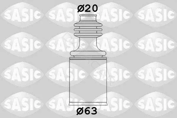 Пыльник шруса SASIC 2003421