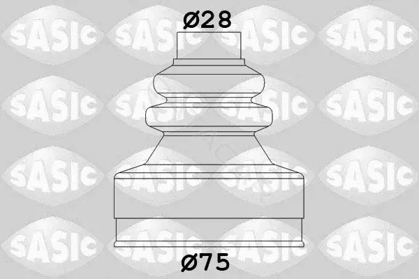 Пыльник шруса SASIC 2873773