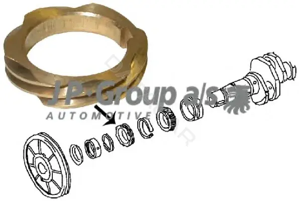 Шестерня коленвала JP GROUP 8110450706