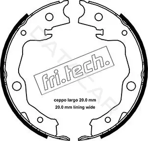 Колодки ручника Fri.tech. 1115.322
