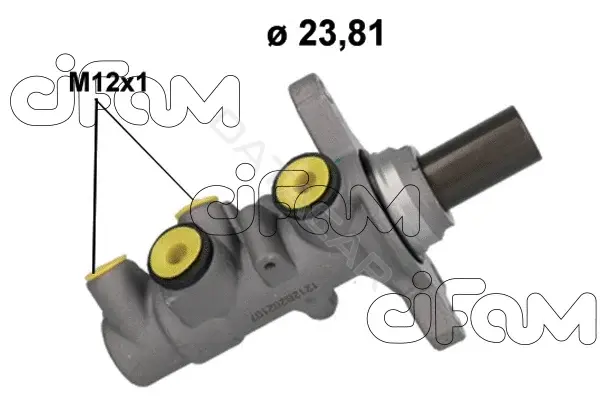 Главный тормозной цилиндр CIFAM 202-1212
