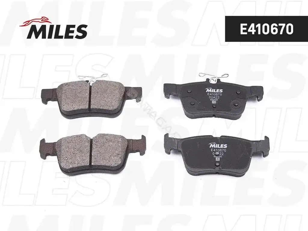 Тормозные колодки MILES E410670