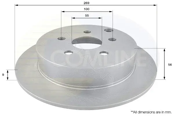 Тормозные диски COMLINE ADC01103