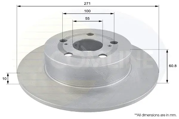 Тормозные диски COMLINE ADC01108