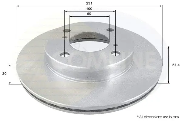 Тормозные диски COMLINE ADC0276V