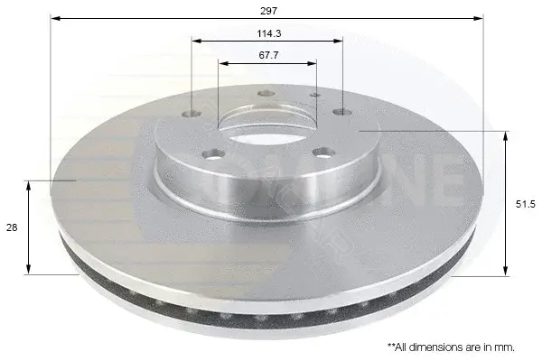 Тормозные диски COMLINE ADC0473V