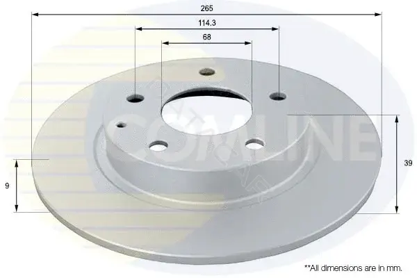 Тормозные диски COMLINE ADC0477