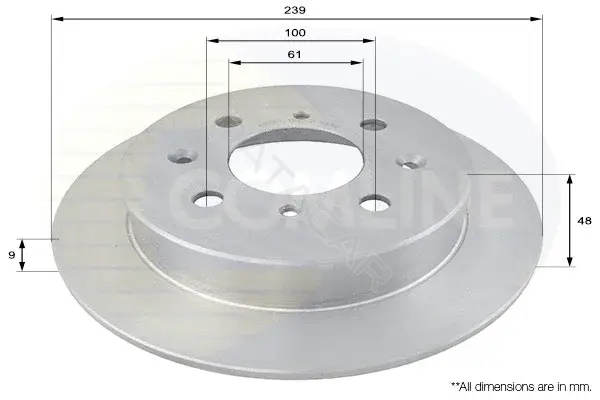 Тормозные диски COMLINE ADC0510