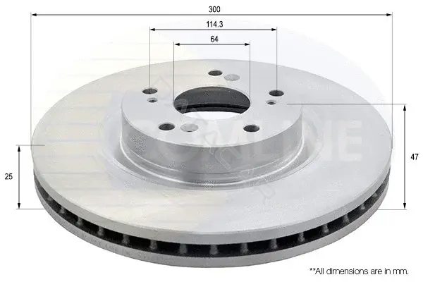 Тормозные диски COMLINE ADC0575V