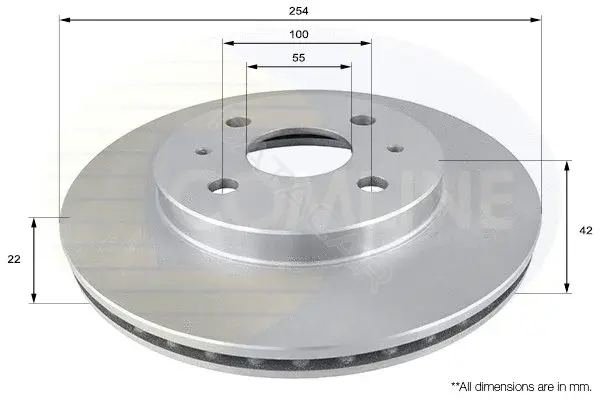 Тормозные диски COMLINE ADC0618V