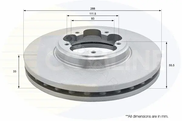 Тормозные диски COMLINE ADC1250V