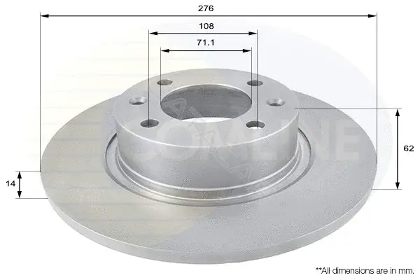 Тормозные диски COMLINE ADC1533