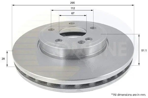 Тормозные диски COMLINE ADC1678V